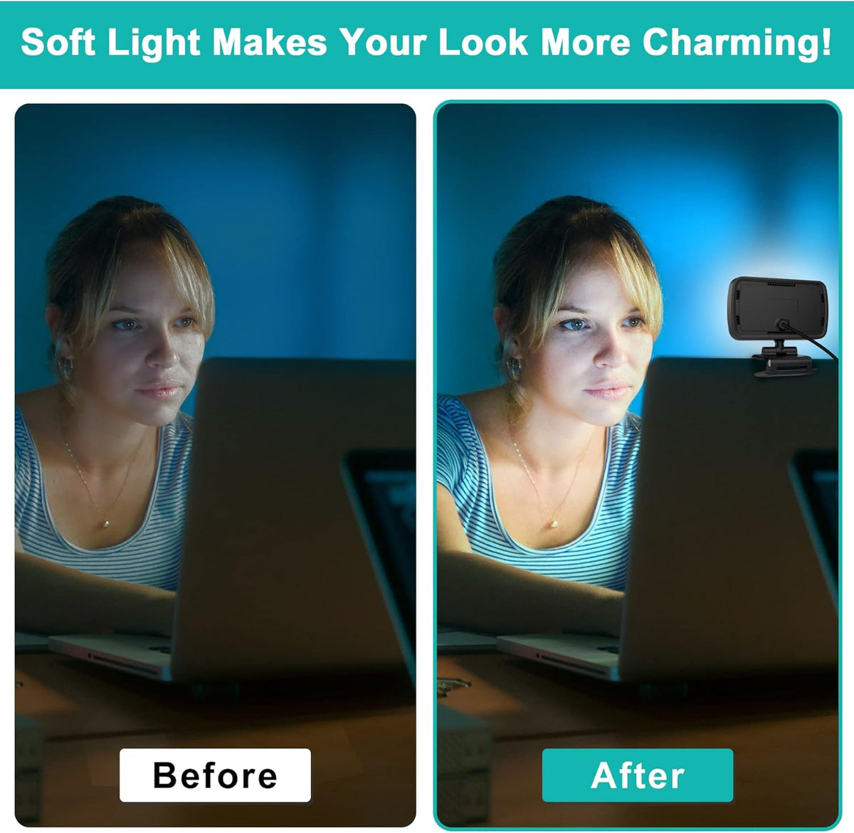 Video Conference Lighting with 3 Light Modes T97782