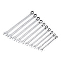 Metric Ratcheting Combination Wrench Set, 10-Piece W8762