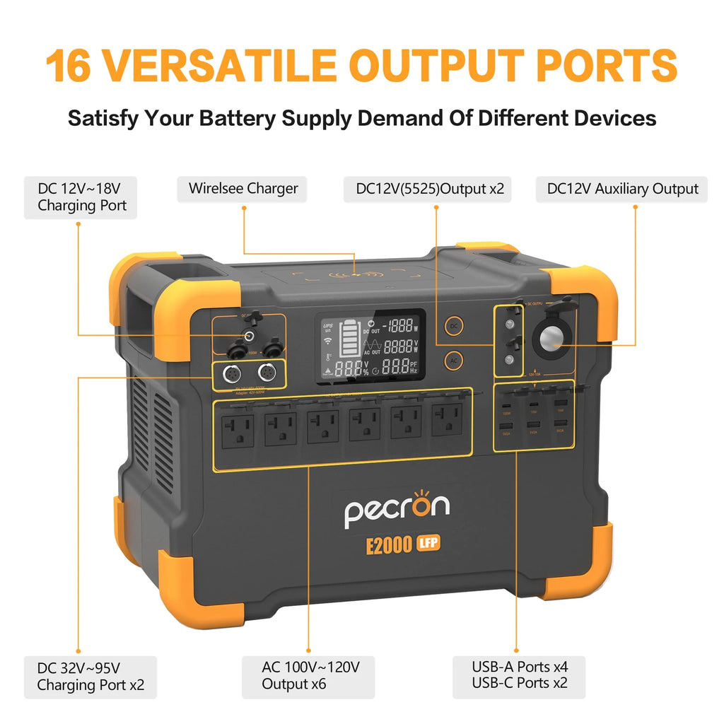 1920Wh 2000W Portable Power Station A74663