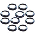 10 Pack 10 Foot DMX Cables XLR 3 Pin O63683