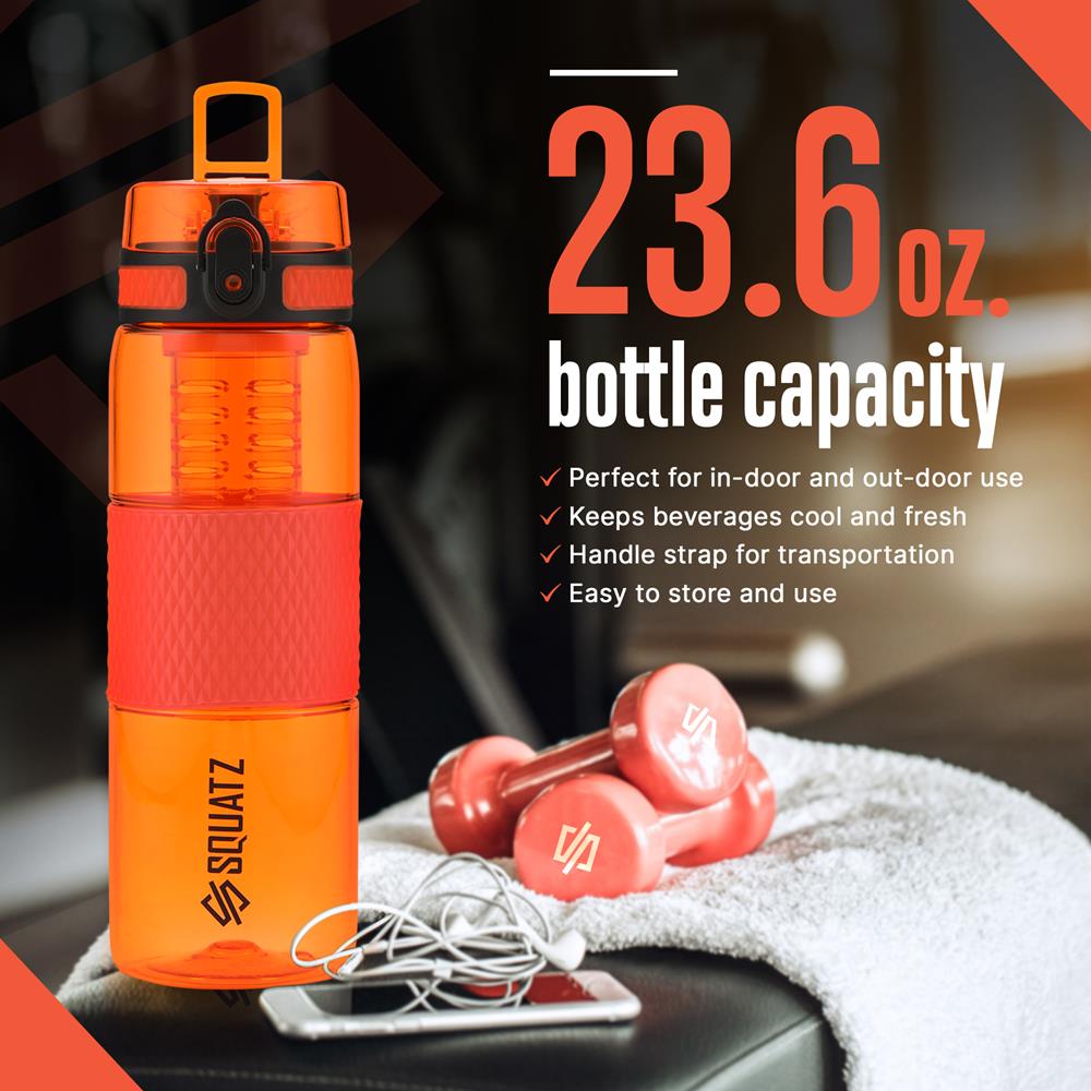 24 Oz Wide Mouth Sports Water Bottle N4309