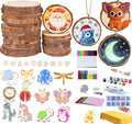 Unfinished Wooden Ornaments 30 Pcs U913