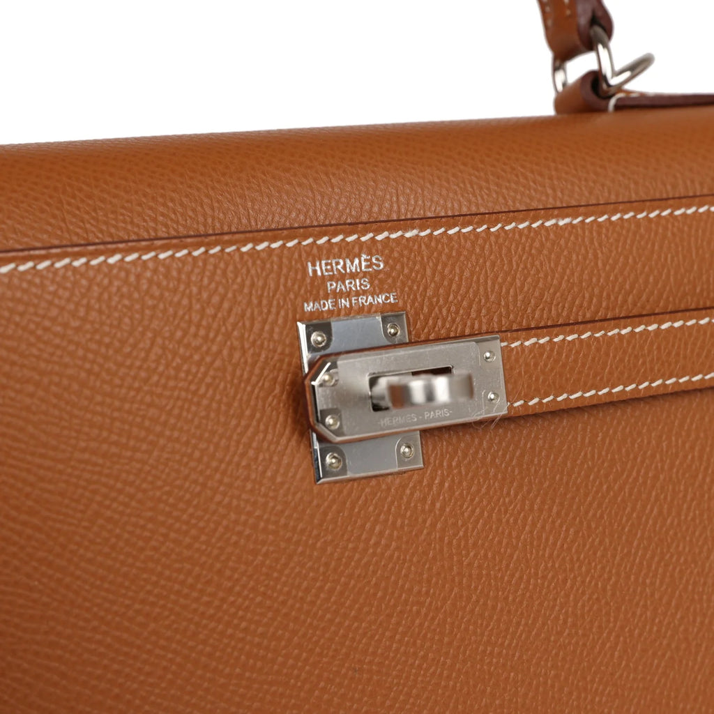 Gold Epsom Leather Bag X84791
