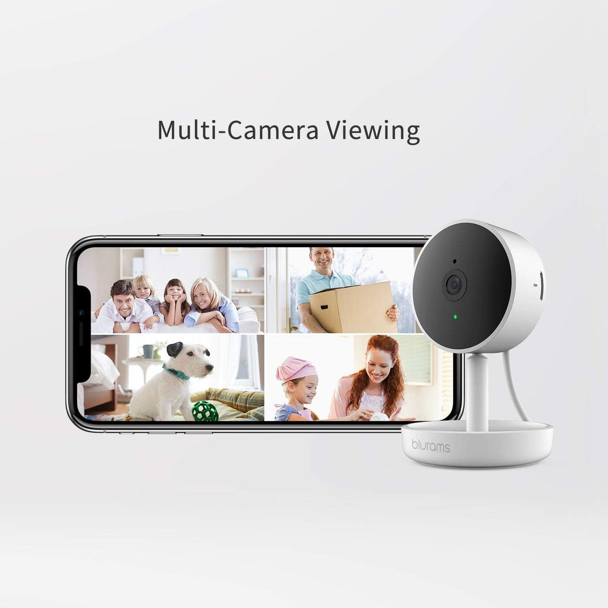 Indoor Security Camera 1080P, 2-Way Talk, Night Vision, Pack of 2 L949954