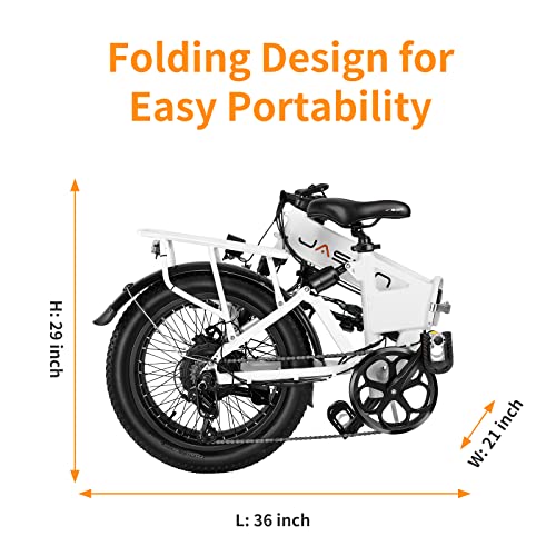 850W Motor 28MPH Max Speed Folding Ebike with 48V 10AH Removable Battery U745915