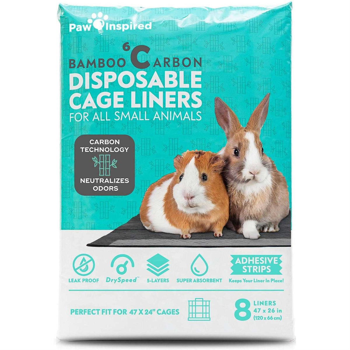 Disposable Guinea Pig Cage Liners Bamboo Charcoal C2190