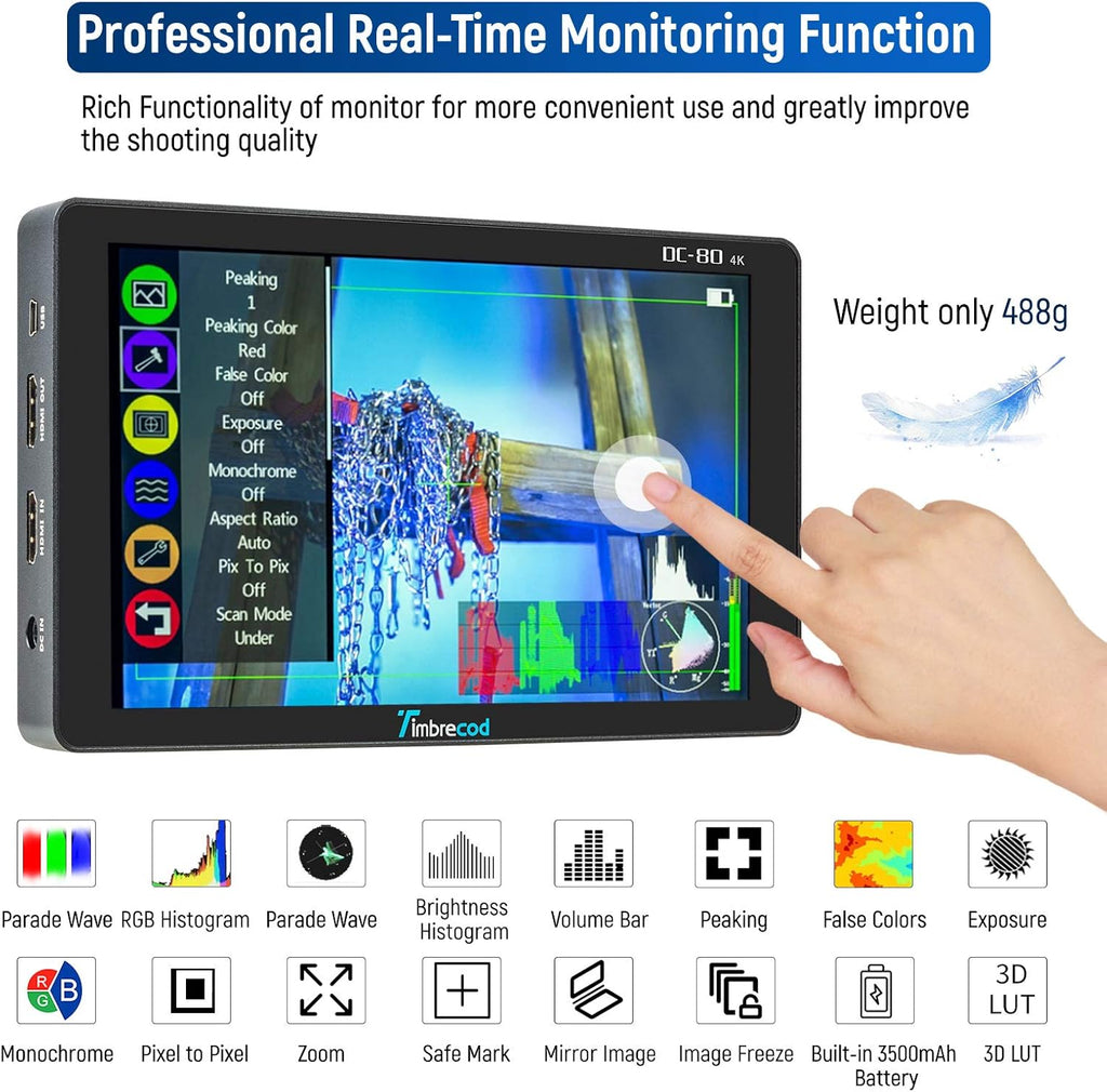 7" Touch Screen Camera Video Monitor L5421