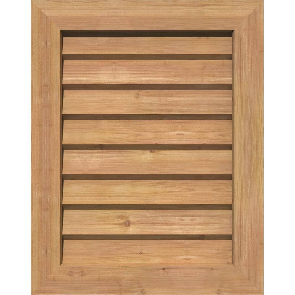 Unfinished Non-Functional Vertical Gable Vent W421043
