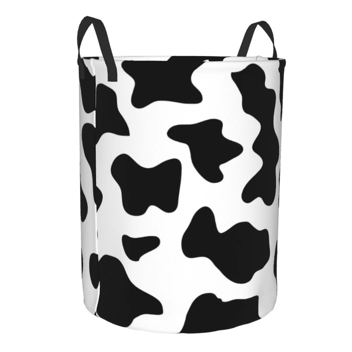 Milk Cow Laundry Hamper with Handles Collapsible Waterproof T339