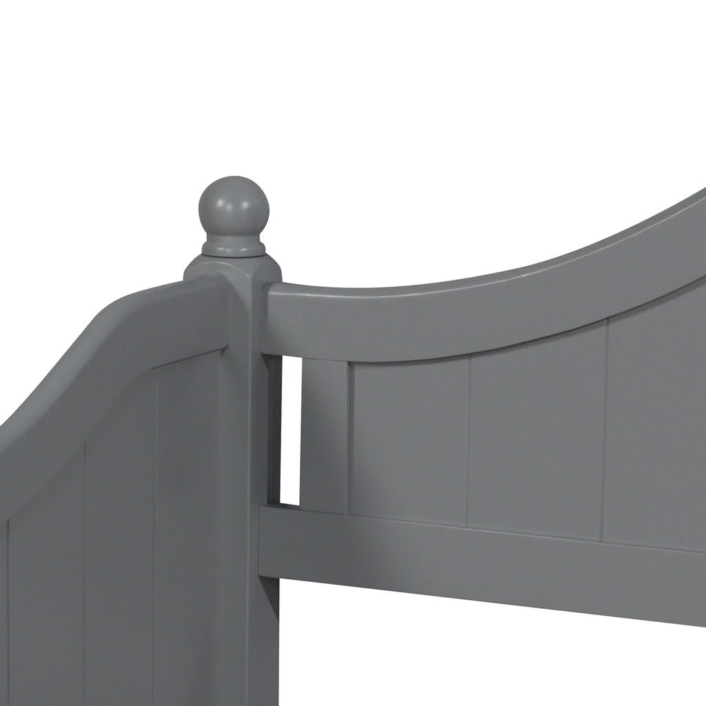 Gray Wood Daybed with Trundle E935161