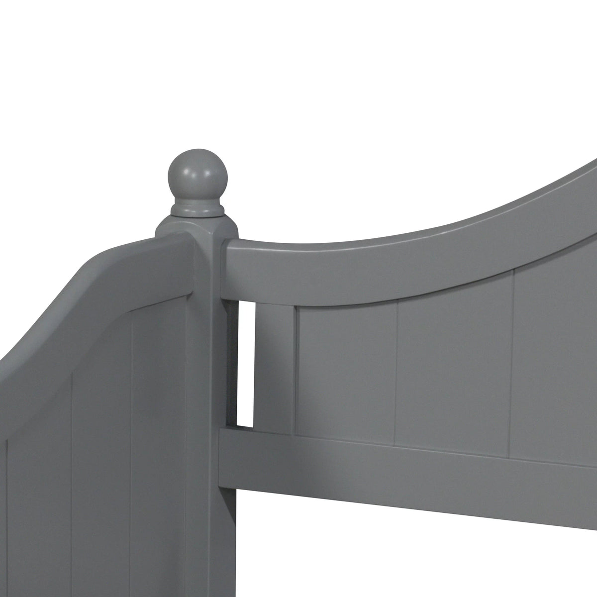Gray Wood Daybed with Trundle E935161