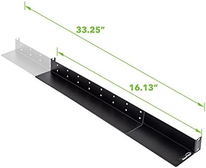 Adjustable Rack Mount Server Shelf Rails 1U Full Depth 3-Pack R666