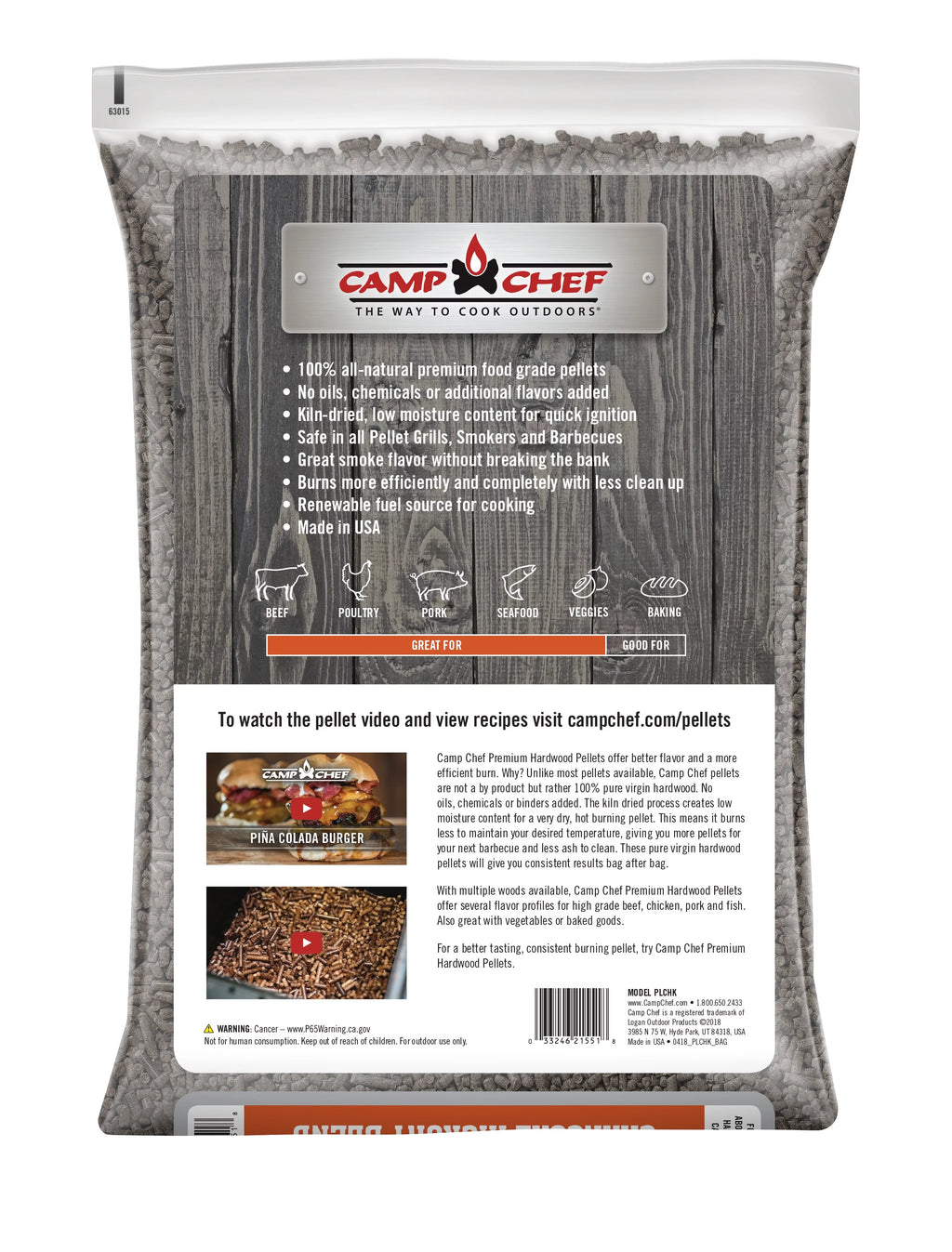 Charcoal Hickory Pellet Blend P239