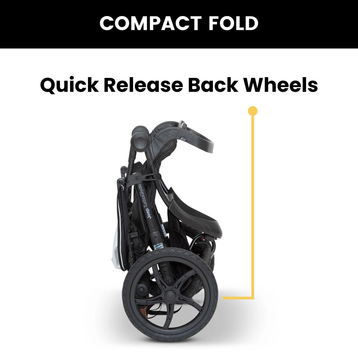 Black Jogging Stroller D164264