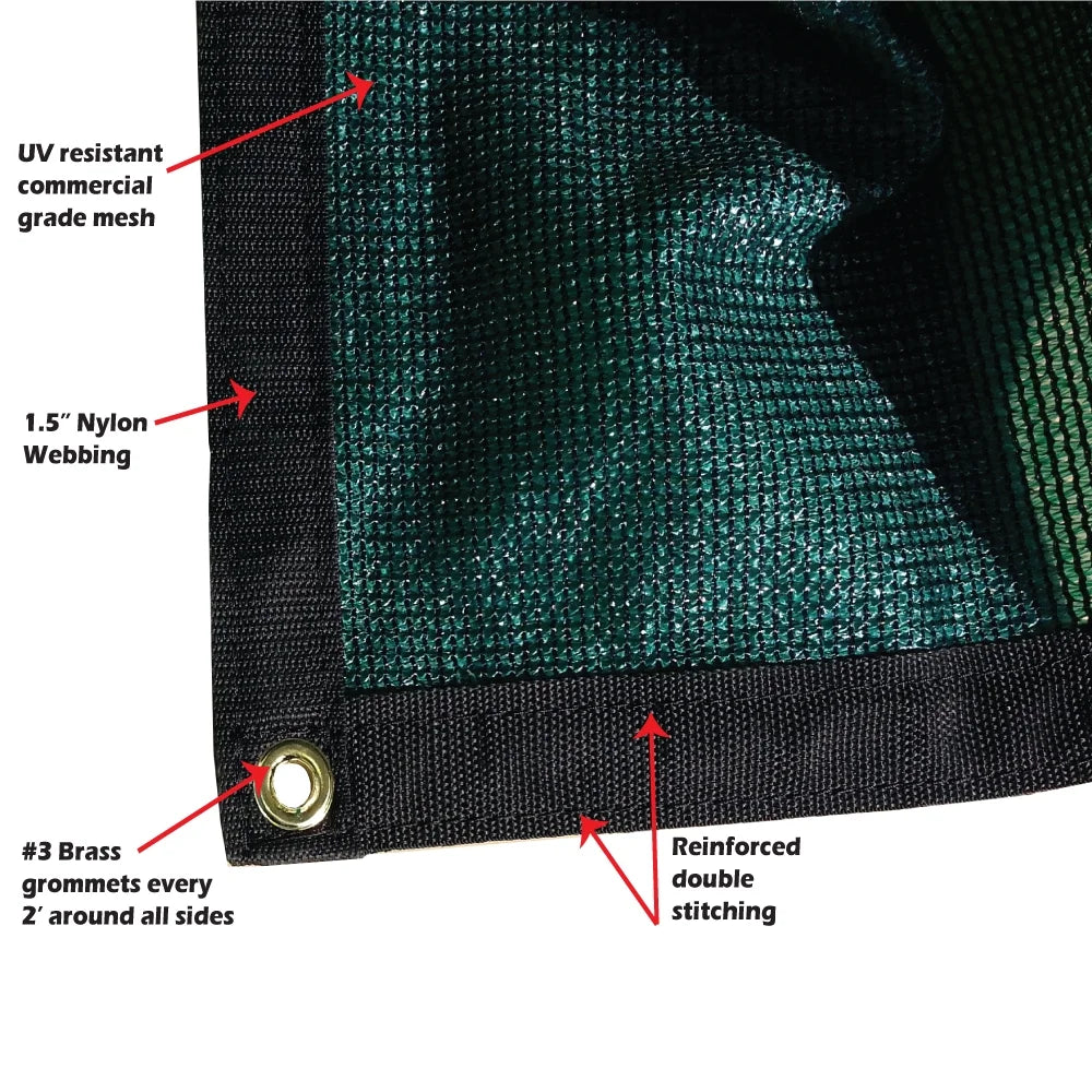Green 7 oz Privacy Fence Screen R5273