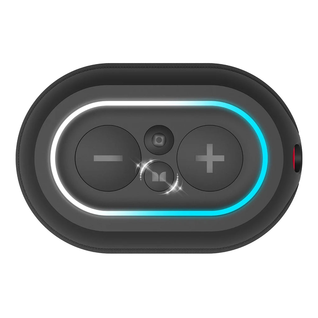 Waterproof Portable Bluetooth Speaker with Wireless Charging Base Black H9395