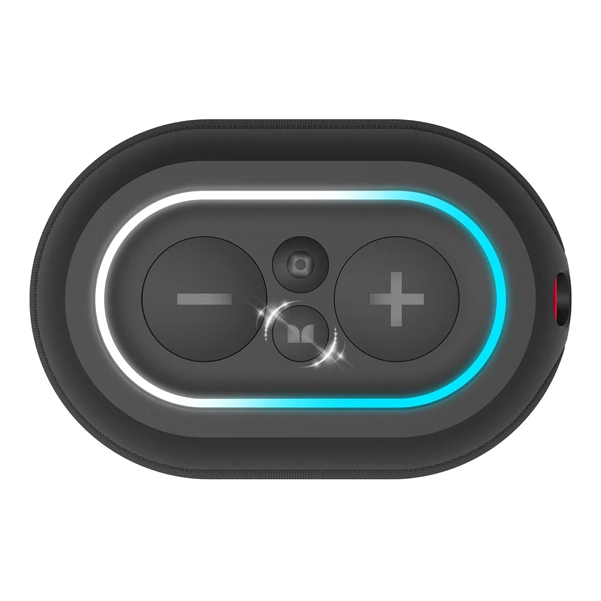 Waterproof Portable Bluetooth Speaker with Wireless Charging Base Black H9395