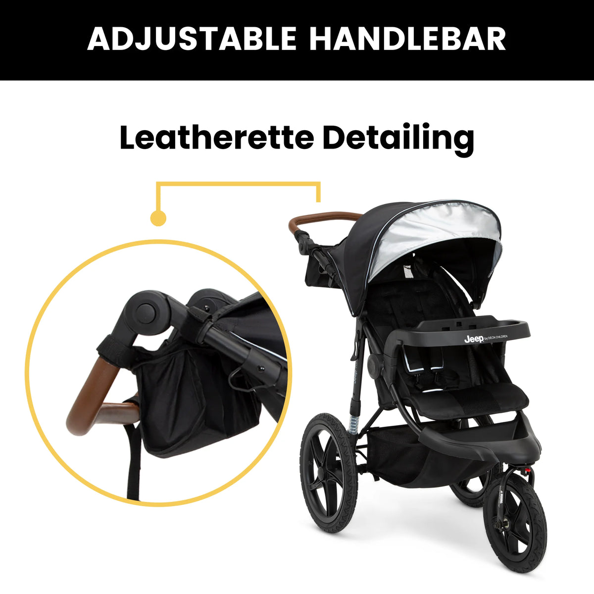 Black Jogging Stroller D164264