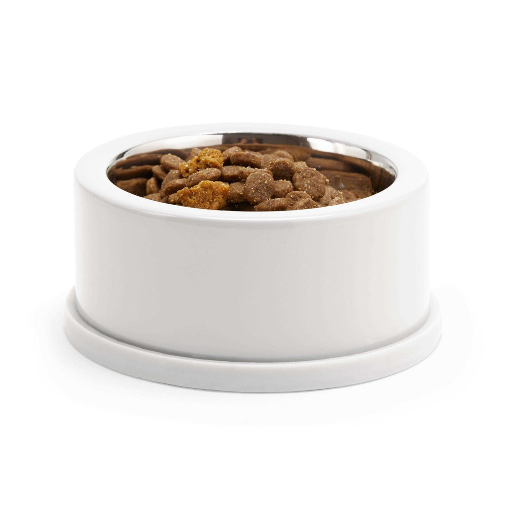 Stainless-Steel Grey Dog Bowl D473893
