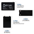 12V 9Ah Battery 10 Pack D6638