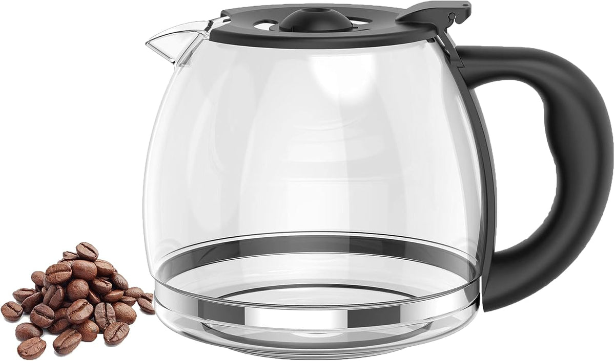 12-CUP Glass Carafe Black Handle L59246