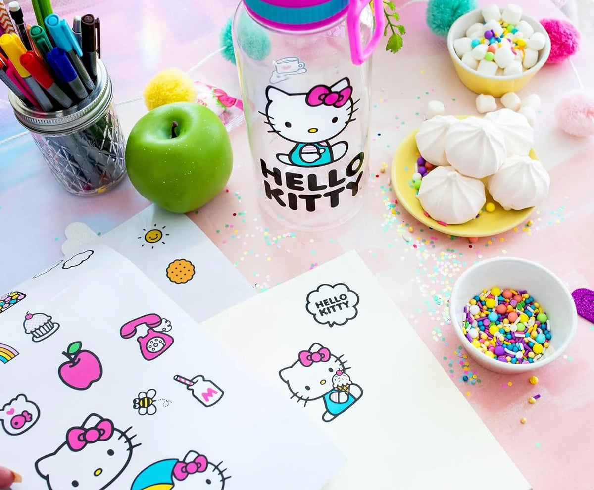32-Ounce Water Bottle And Sticker Set K828