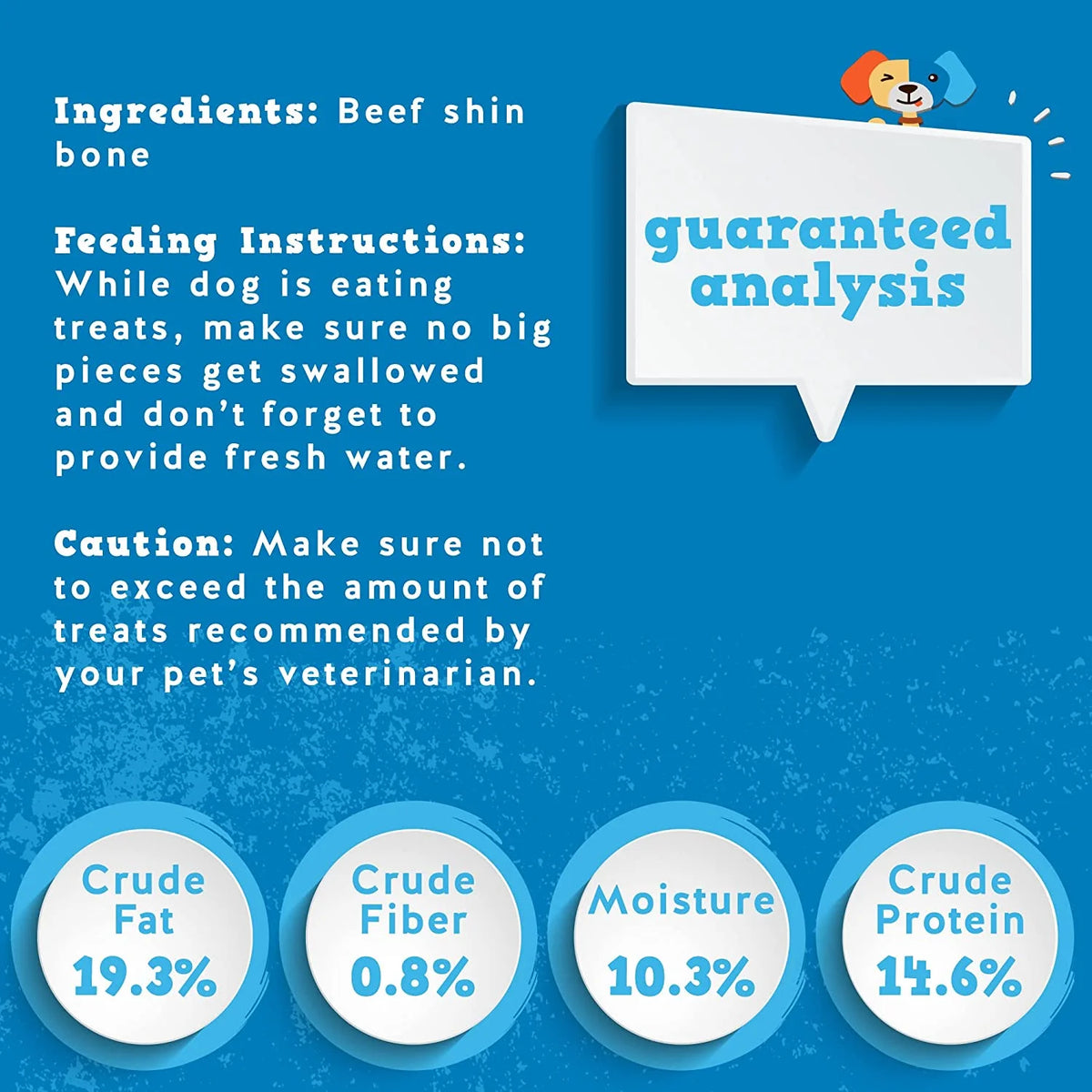 Roasted Beef Shin Bone Dog Treats 3 Pack P796710