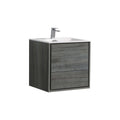 24 in. Wall Mount Modern Bathroom Vanity Y19657