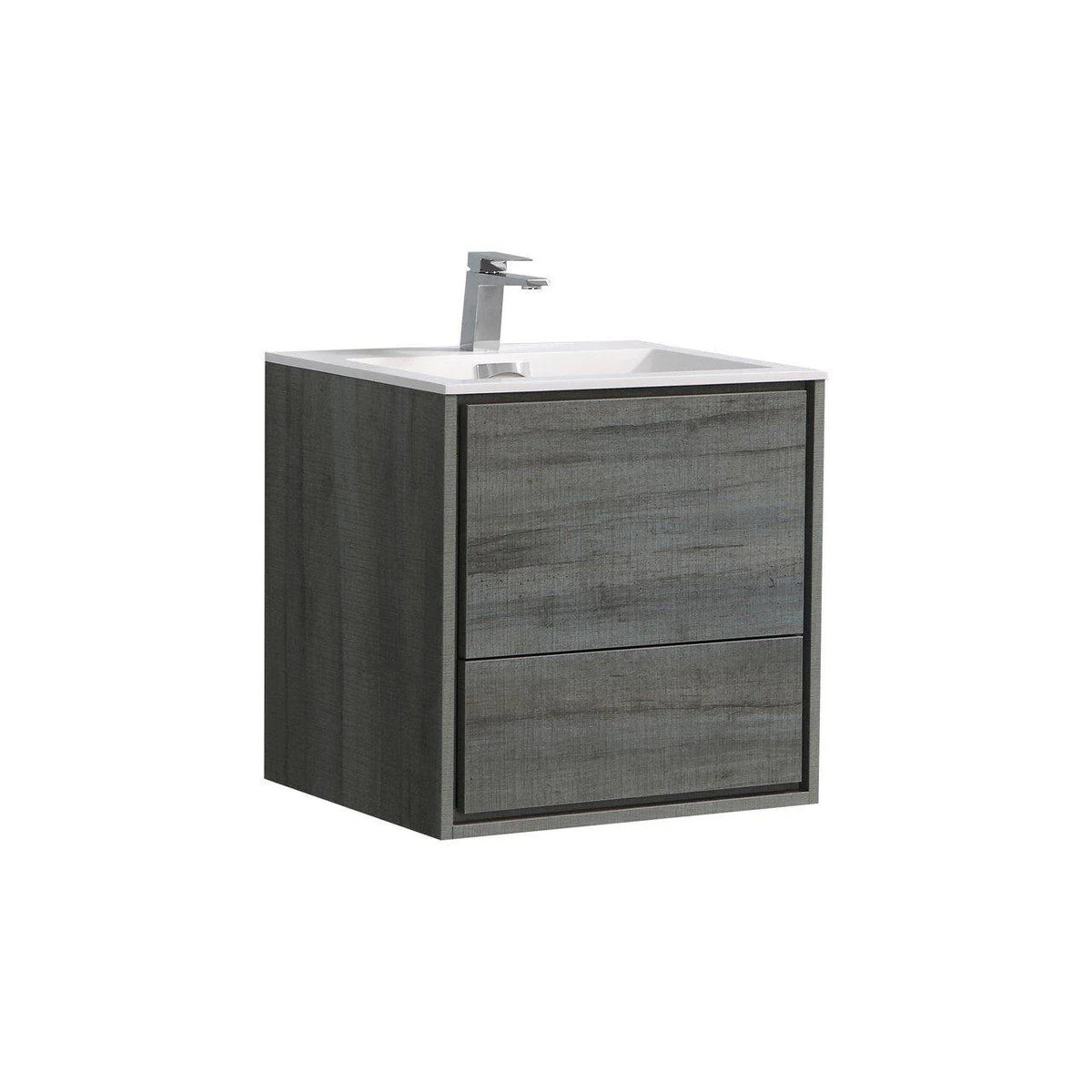 24 in. Wall Mount Modern Bathroom Vanity Y19657