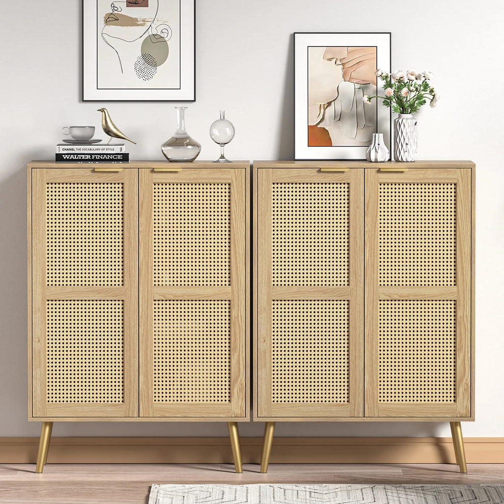 Rattan Storage Cabinet H138036