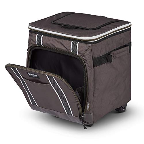 Large Portable Insulated Soft Coolers with Rolling Wheels B38143