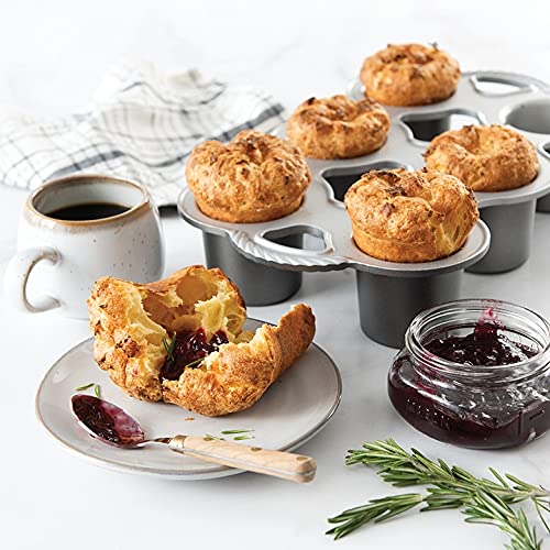 6 Cavities Graphite Popover Pan U30720