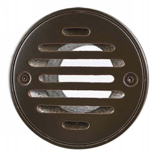 4x22 Round Solid Nickel Bronze Plated Grid Shower Drain K7525