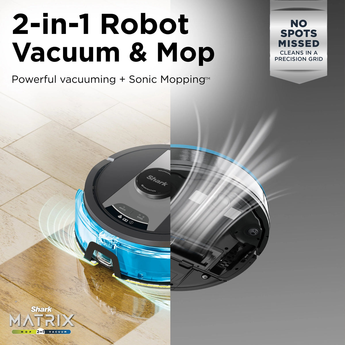 2-in-1 Robot Vacuum & Mop C3842