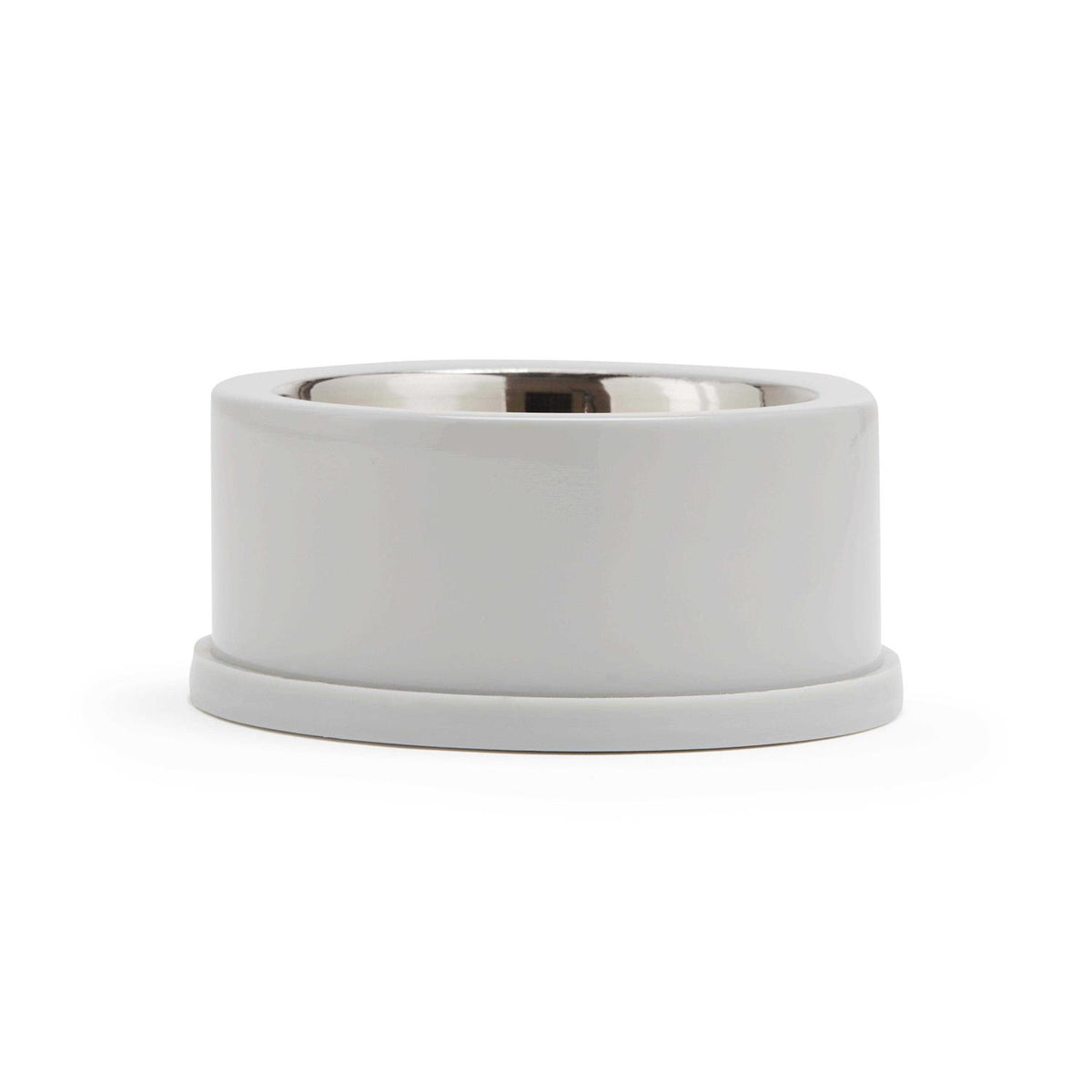 Stainless-Steel Grey Dog Bowl D473893