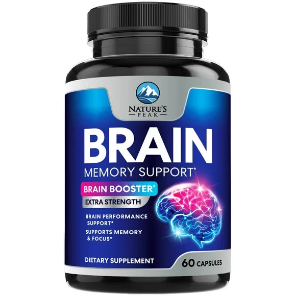 60 Capsules Brain Supplement Memory Pills S437220