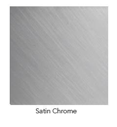 4-Inch Recessed Shower Trim, Satin Chrome C696