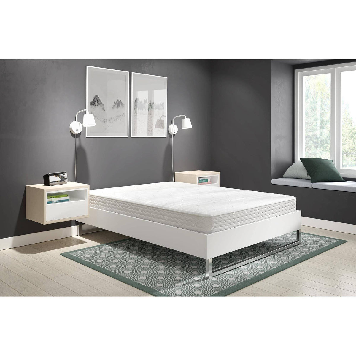 Twin Reversible Independently Encased Coil Mattress X5900
