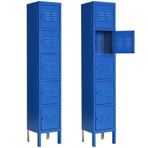 3-Tier Steel Locker 3 Doors Grey X9732