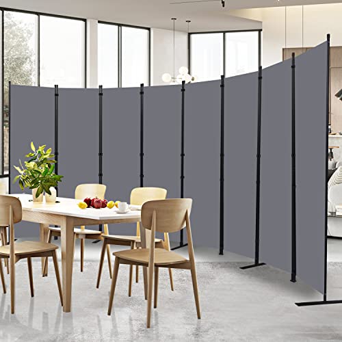 8 Panel Fabric Room Divider X630362