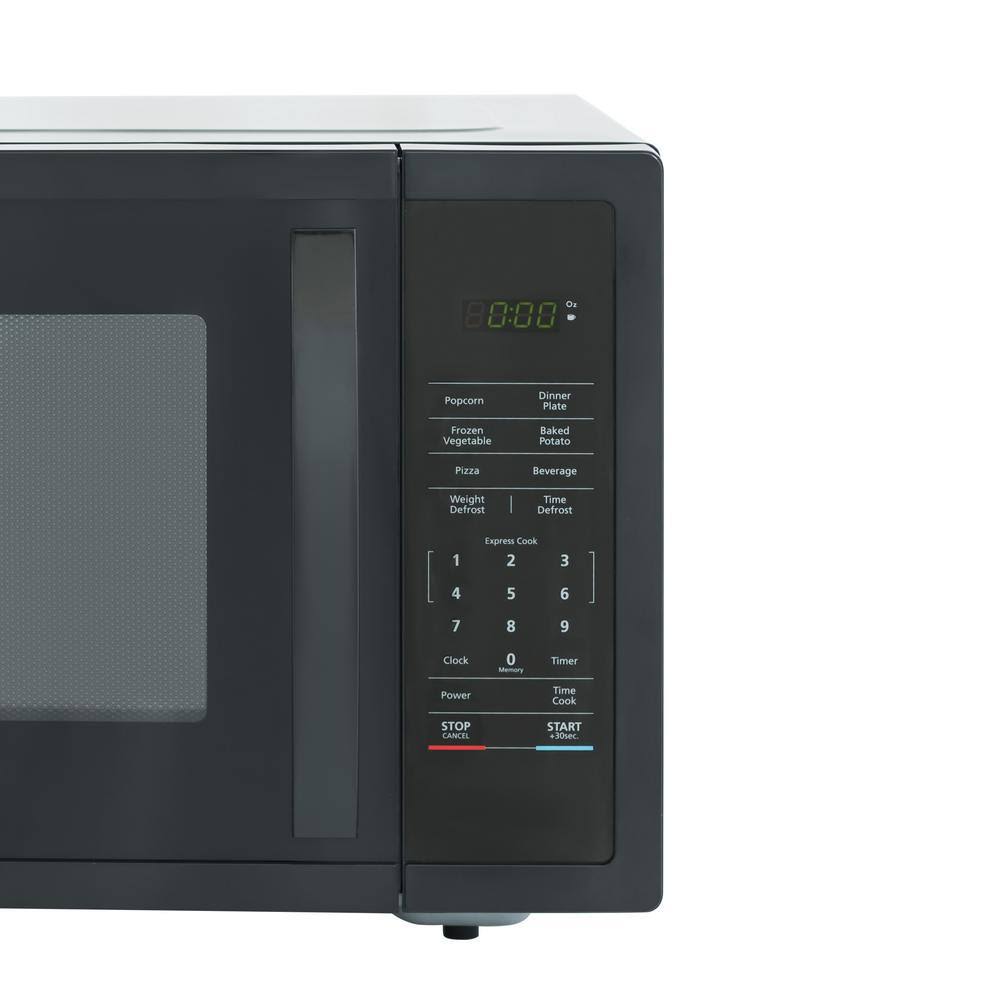 1.6 Cu. ft. Countertop Microwave in Black with Gray Cavity D2471