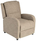 Pushback Recliner, 27.5" W x 37" D x 36.5" H, PolyHyde Upholstery W236959