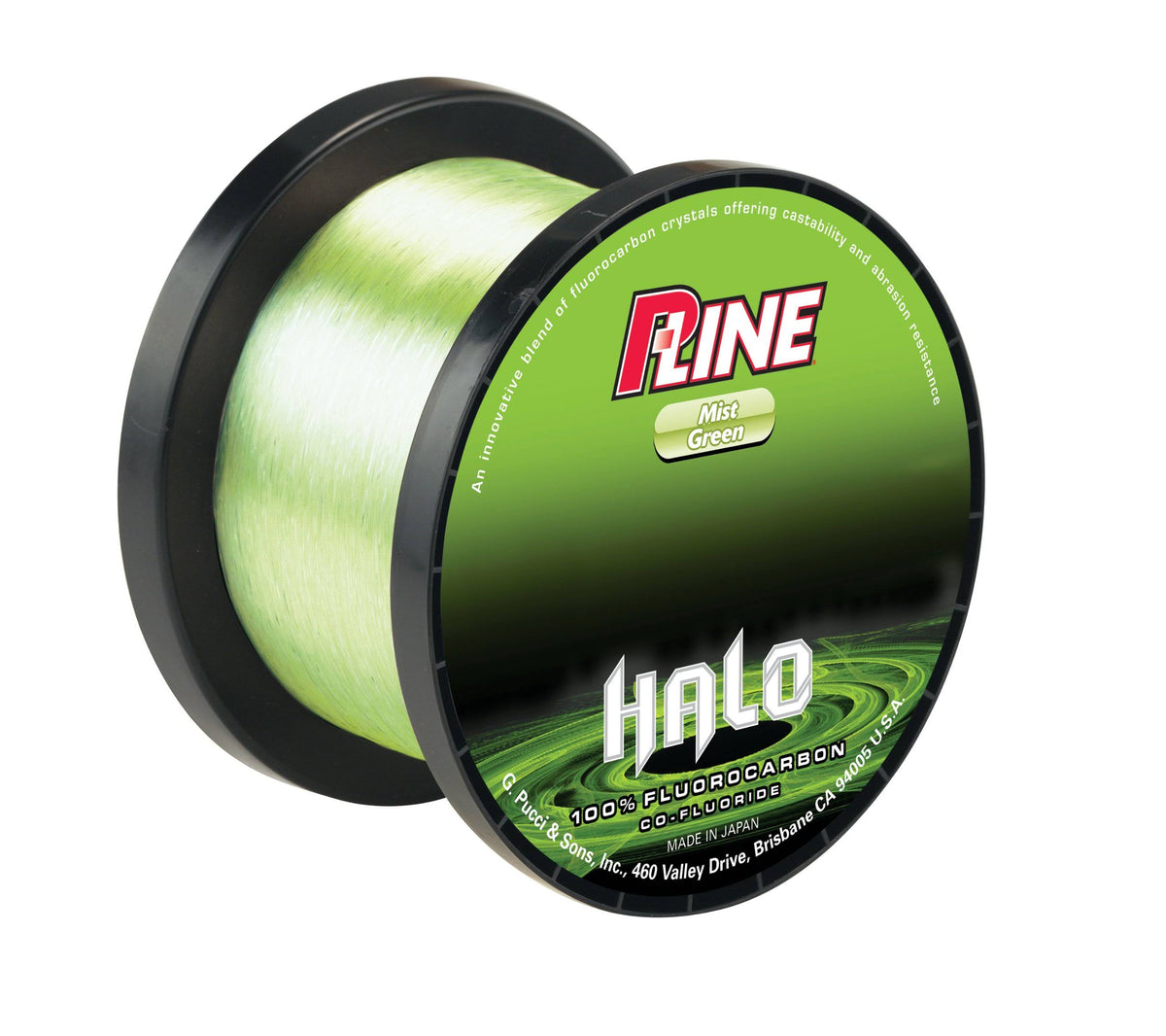 Mist Green Fluorocarbon Fishing Line 2000 yd Bulk Spool G434974