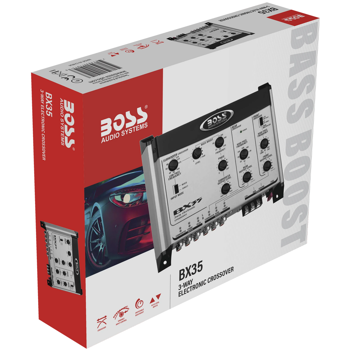 3 Way Car Electronic Crossover E951