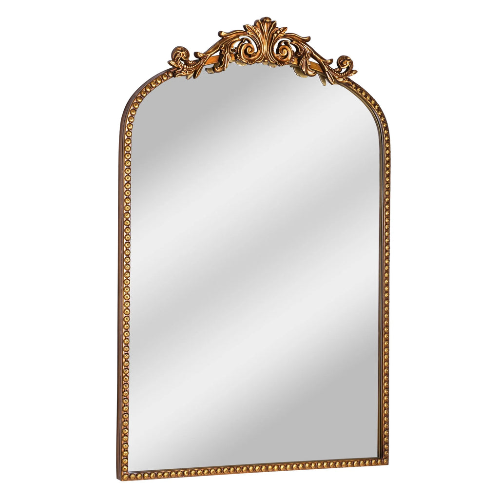 Gold Metal Wall Mirror S318505