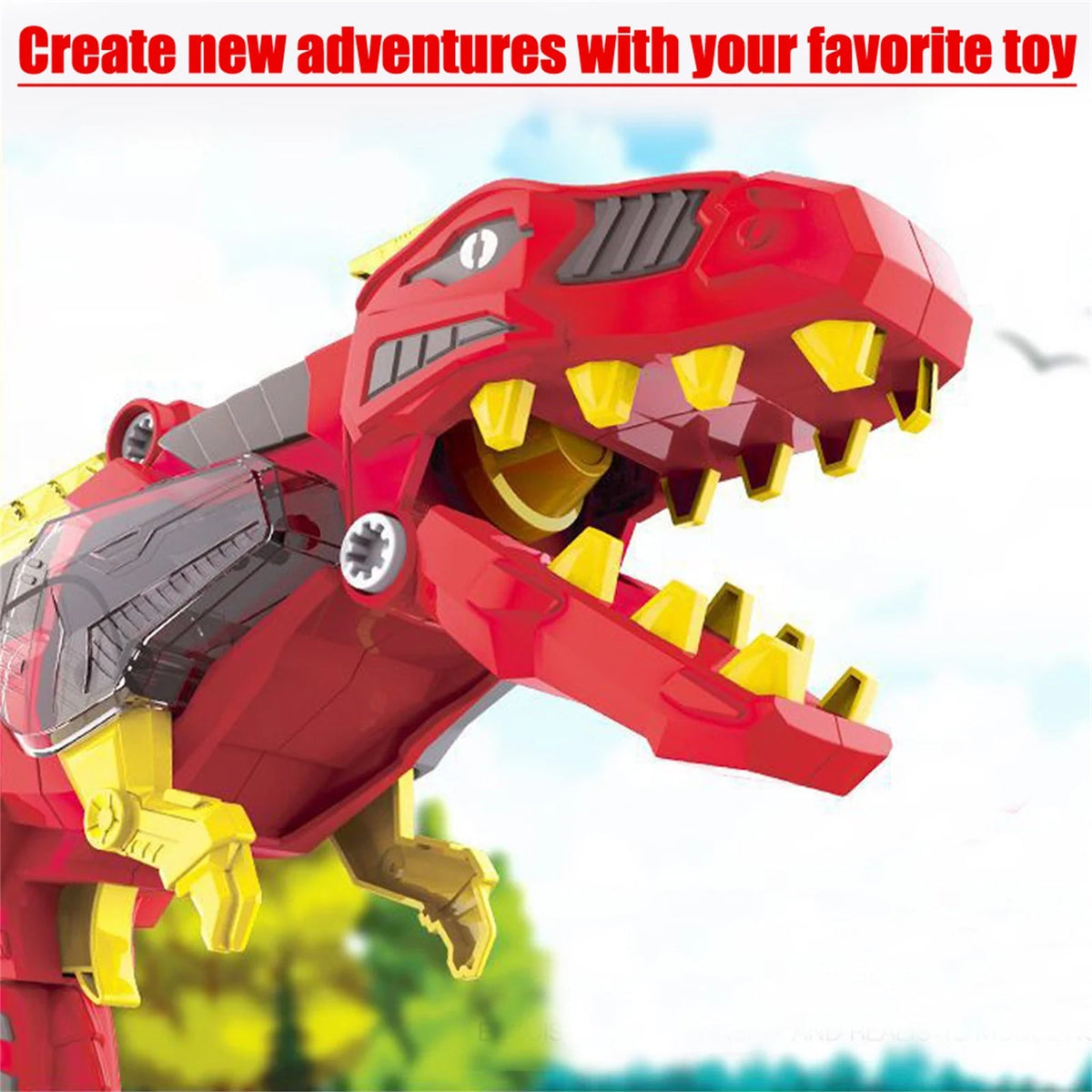 Transforming Dinosaur Toy 3 in 1 Lights Sound W15949