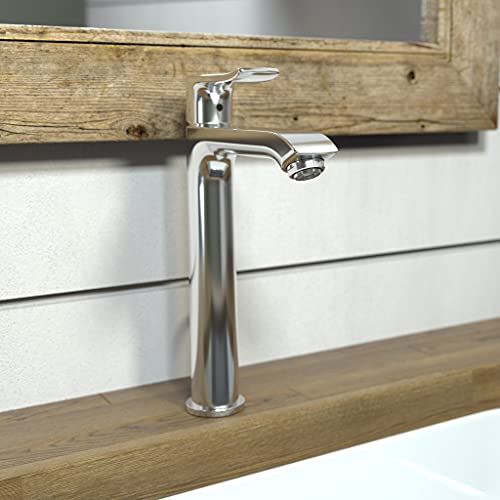 Brushed Nickel 1-Hole Bathroom Sink Faucet C803149