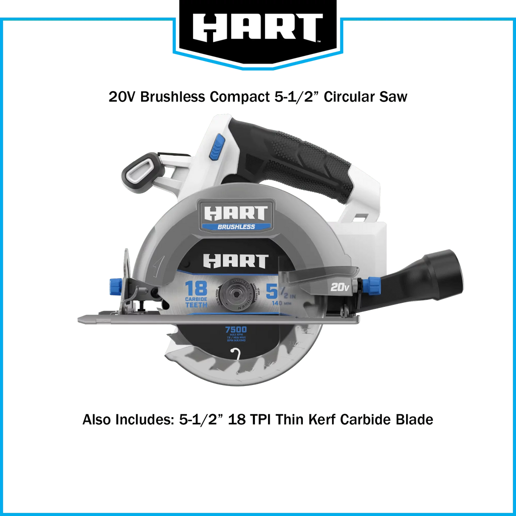 20-Volt Brushless Compact Circular Saw N396