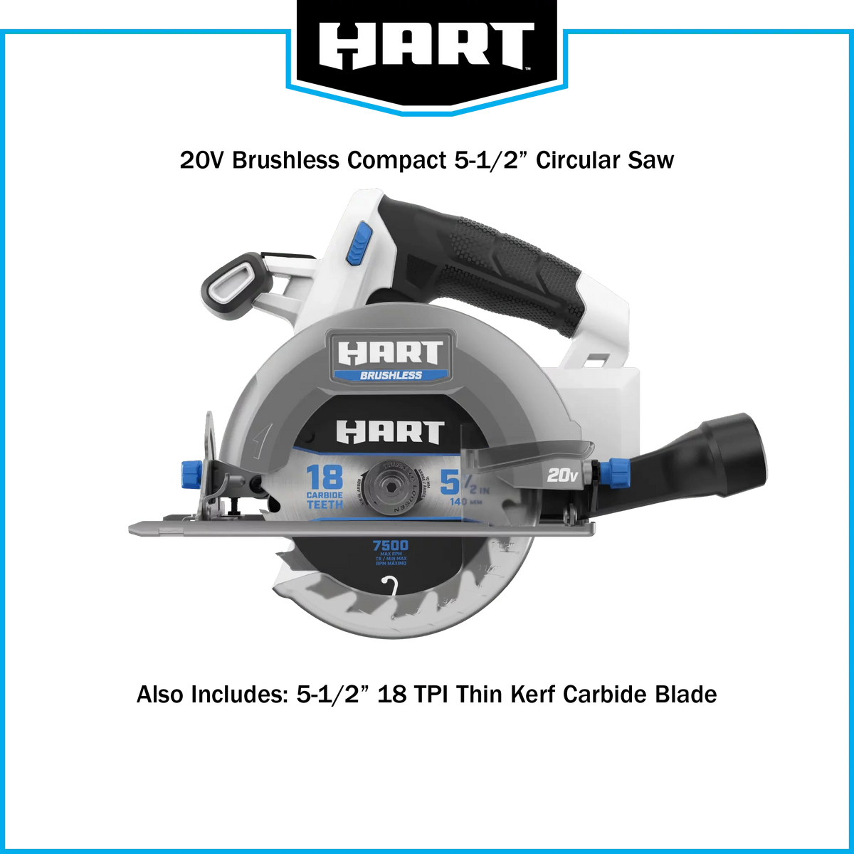 20-Volt Brushless Compact Circular Saw N396