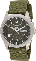 Green 42 mm Automatic Analogue Watch with Fabric Strap H101